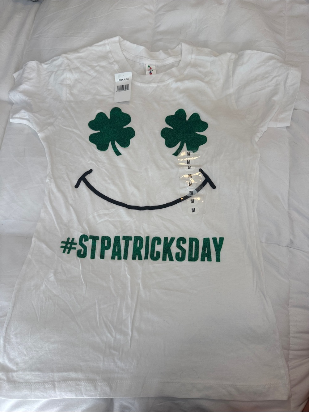 St. Patrick's Day Shamrock Smile Tee
